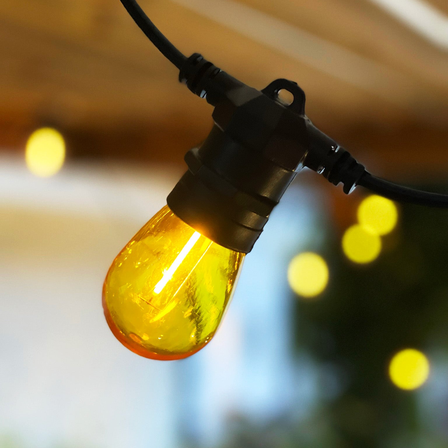 DECO BULB E27 12V (yellow)
