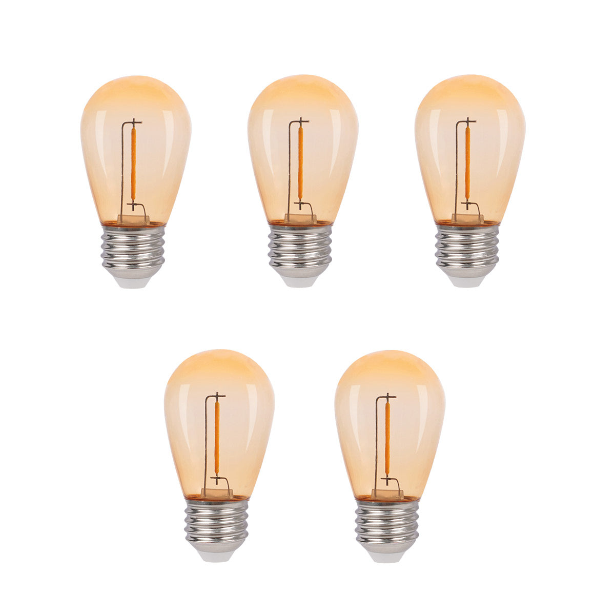 DECO BULB x 5 E27 12V (vintage)