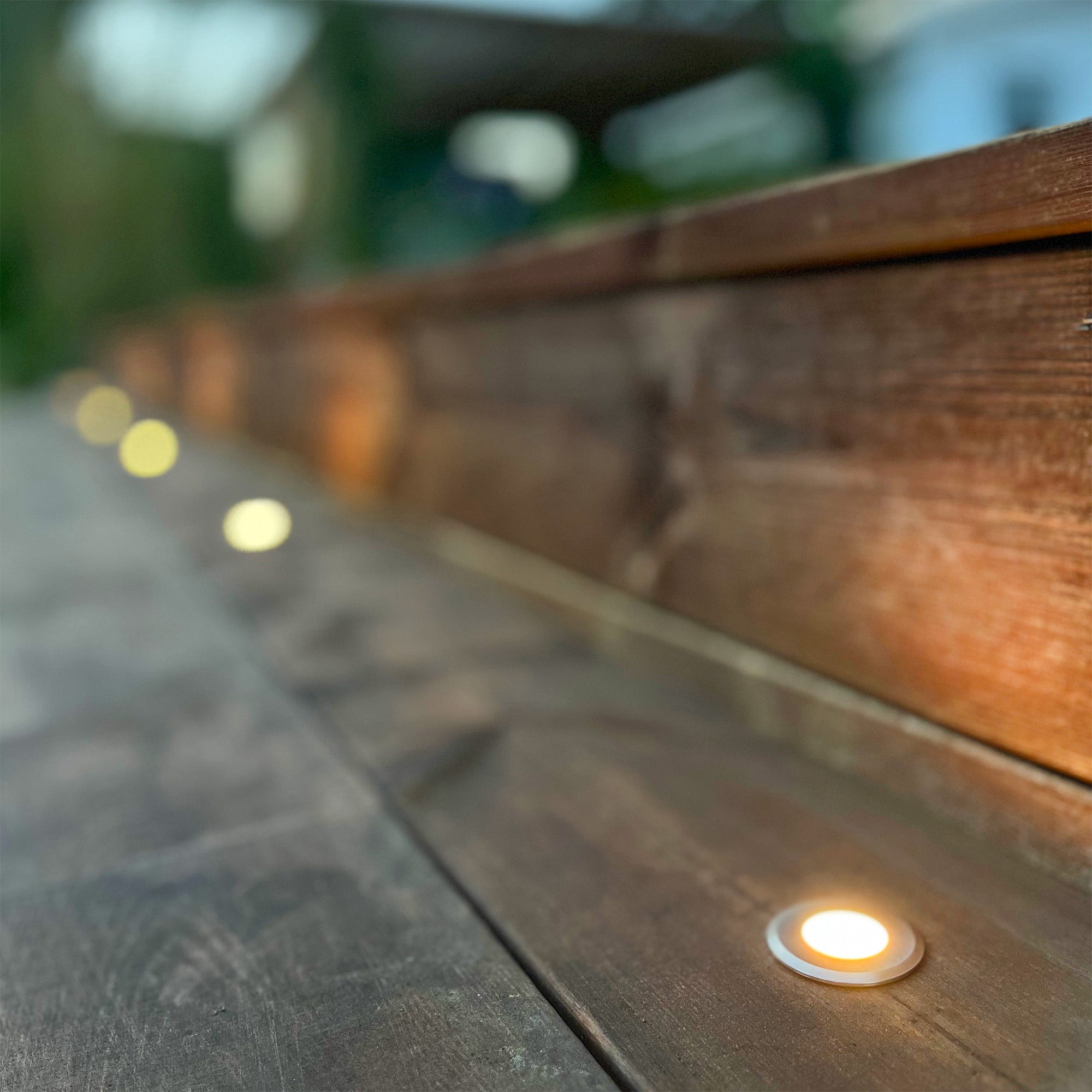 DEXTER 10-pack deck lights (silver)