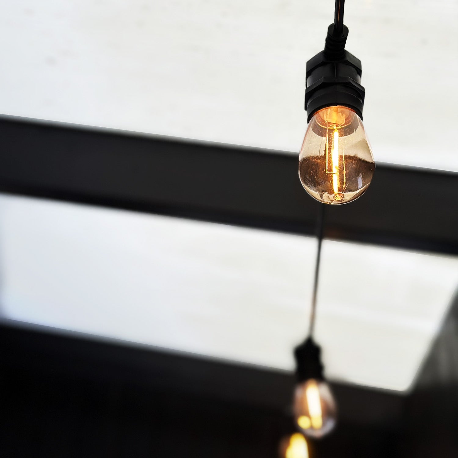 Vintage lightson closeup