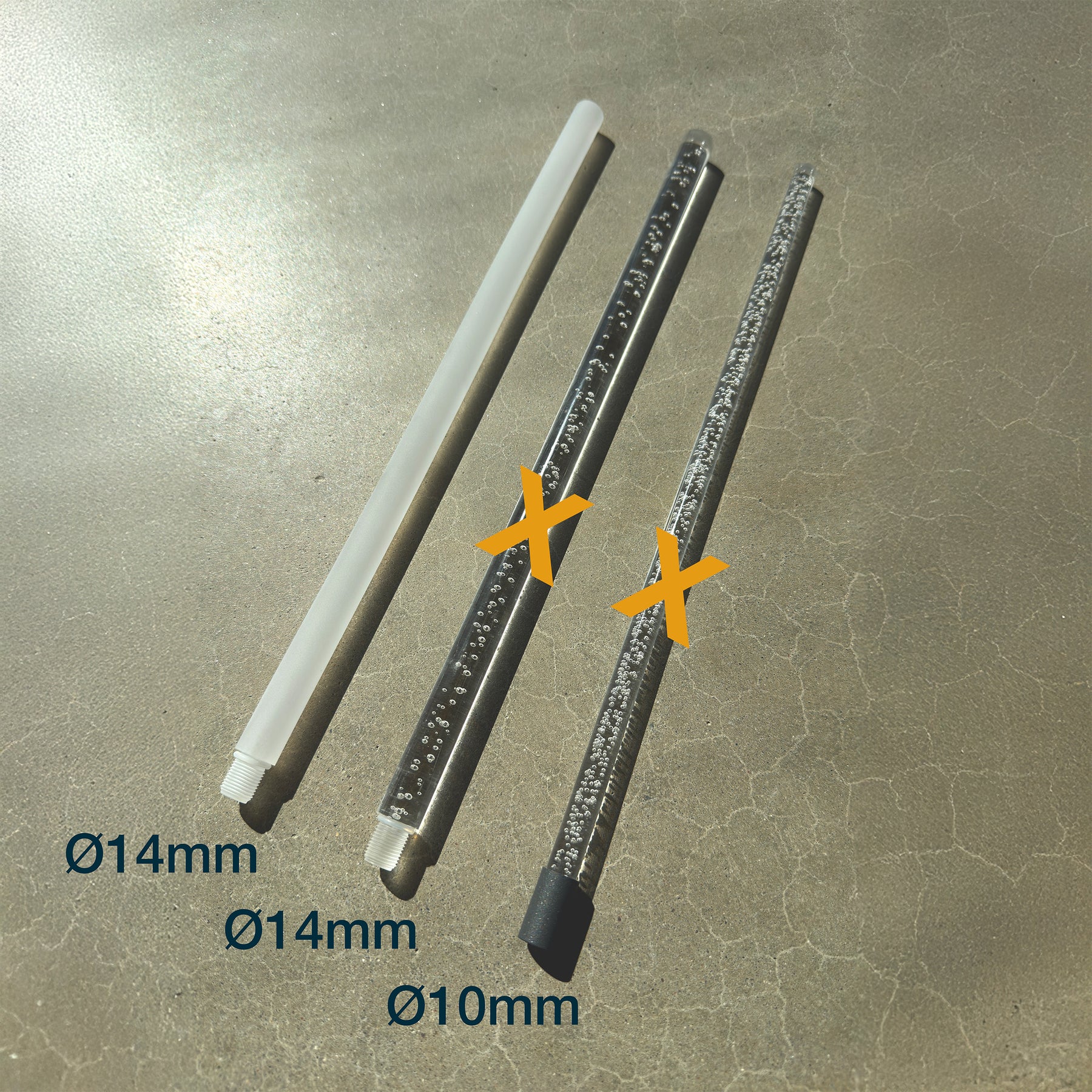 GLASTOPP Stix frostad ø14mm