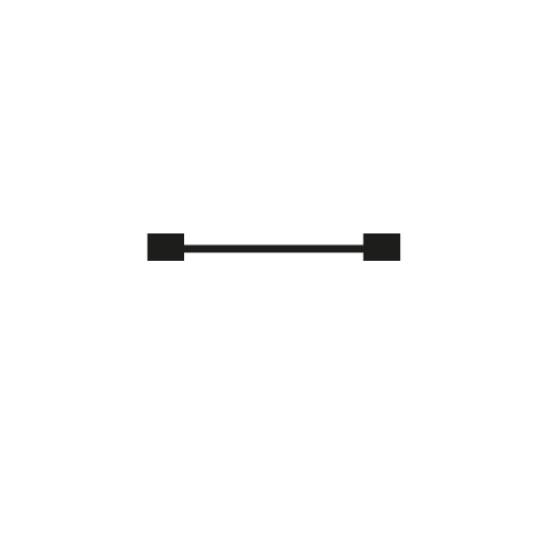 FÖRLÄNGNINGSKABEL 0.5 m