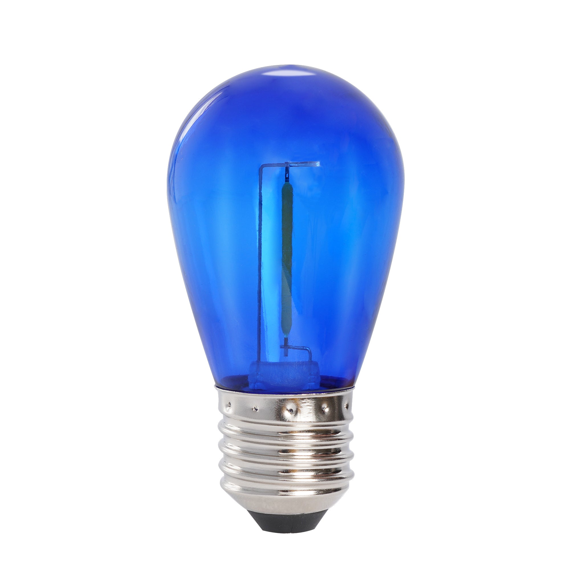 DECO BULB x 5, E27 12V (blue)